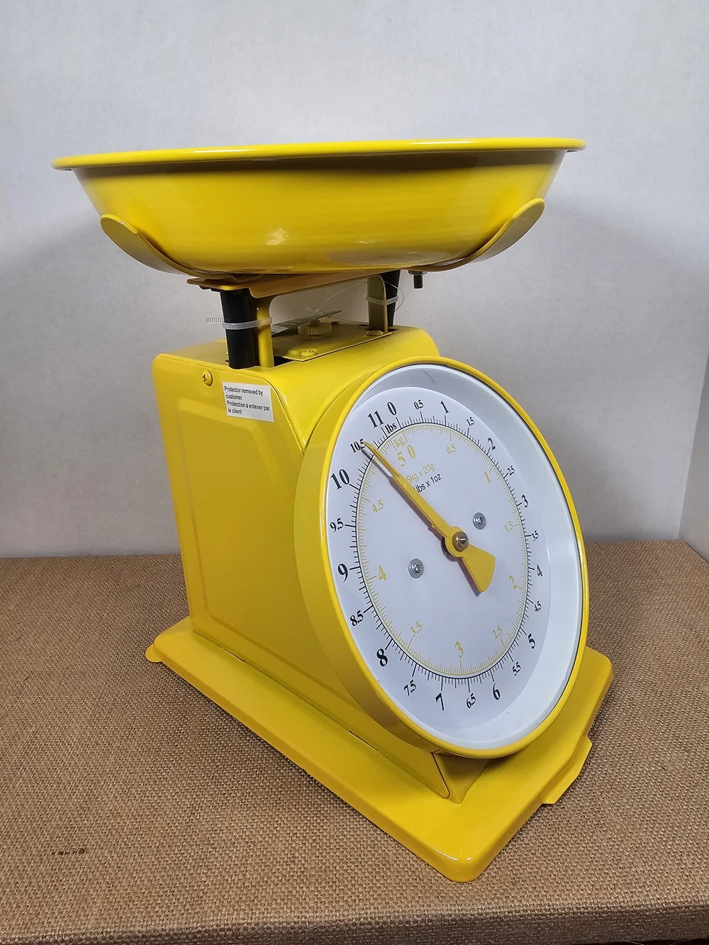 Ashland Yellow Retro Kitchen Scale